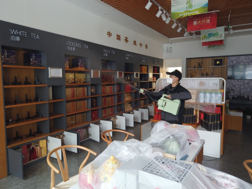 北京朝阳区兆泰国际中国茶叶门店除甲醛检测治理服务项目